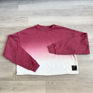 Lilybod Dalla Dip-Dye Crop Sweatshirt | Size M